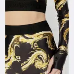 Леггинсы скинни Versace, черный - фото 4