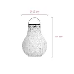 Солнечный светильник LED Sunshine Blaze Lampions Solar белый Tyvek Войлок Фонарь, набор из 2 шт. Pauleen, белый - фото 12