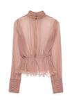 Блуза NA-KD Blouse, Dusty Pink/Pink - фото 5