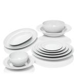 L’Objet Perlée Белая обеденная тарелка L'Objet, белый - фото 2