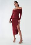 Платье BWLDR PIEDRA MIDI, Burgundy/Red - фото 2