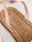 Сандалии с ремешками Next, розовый - фото 5
