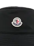 Панама с нашивкой-логотипом MONCLER, черный - фото 2