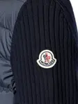 Стеганая куртка в рубчик MONCLER, синий - фото 5