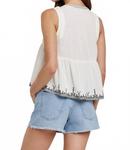 Кит майка-борцовка в цвете крем/черный Another Love - фото 2