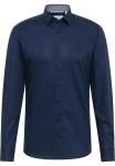 Рубашка делового кроя Slim Fit ETERNA, темно-синий - фото