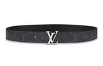 Ремень реверсивный Lv Initiales 35mm LOUIS VUITTON, черный - фото 7