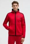 Толстовка Camp David Zip-up sweatshirt, Bright Red/Red - фото