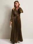 Платье Phase Eight Adrianna Foil Pleated Maxi - фото
