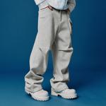 Повседневные брюки унисекс в цвете хизер-грей YADcrew, серый - фото 8