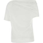 Асимметричная футболка с драпированным воротником Givenchy, белый - фото 3