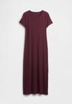 Платье GAP MODERN RIBBED MAXI, Tuscan Red/Red - фото 4