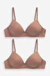 Два бюстгальтера Next, бежевый - фото