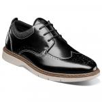 Детский Synergy WingTip Oxford Little/Big Kid Stacy Adams, черный - фото