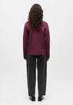 Джемпер Object OBJREYNARD V-NECK PULLOVER FAIR, Mauve Wine/Mauve - фото 3