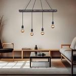 Подвесной светильник Globo Lighting черный, 90/9/120 см - фото 3