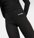 Леггинсы с логотипом JIL SANDER, черный - фото 4