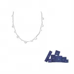 Кристальное ожерелье с инкрустацией Constella Swarovski - фото