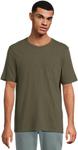 Футболка Faherty Sunwashed Pocket Tee, цвет Fall Evergreen - фото