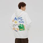 Унисекс худи ACHS AWAKE, темно-синий (с флисовой подкладкой) - фото 4