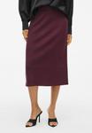 Юбка VILA VICOMFY NOOS, Fig/Bordeaux - фото 4