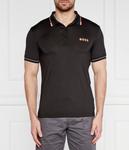 Поло BOSS GREEN Paul Pro Slim Fit, черный - фото