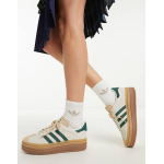 Кроссовки adidas Originals Gazelle Bold ID7056, кремовый/зеленый - фото 2