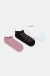 3 пары носков Hugo, розовый - фото