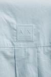 Хлопковая рубашка Armani Exchange, синий - фото 5
