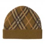 Шапка в клетку Burberry, коричневый - фото 6