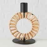 Подсвечник Boltze Home бежевый, 8/16/8 см - фото 4