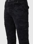 Duran Camouflage скинни карго брюки AllSaints, Black Multi Black - фото 8