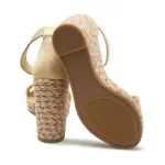 Танкетка с добавлением кожи Tommy Hilfiger, бежевый - фото 4