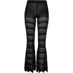 Леггинсы Urban Classics Flared Crochet High Waist, черный - фото 3
