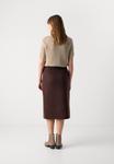 Юбка GANT MIDI HANDSTITCHED WRAP SKIRT, Deep Brown/Dark Brown - фото 4