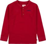 Футболка Levi's Boys Henley с длинным рукавом, Rhythmic Red - фото