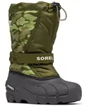 Молодежные ботинки с принтом Flurry Sorel, зеленый - фото