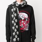 Реверсивный шарф с черепом Alexander McQueen - фото 6