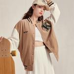 Бейсбольная куртка унисекс серый хаки-602 Kappa - фото 2