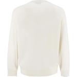 Свитер с круглым вырезом Brunello Cucinelli, белый - фото 4