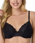 Бюстгальтер с косточками Comfort Devotion Extra Coverage Lace Shaping 9404 Maidenform, черный - фото