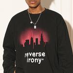 EMPTY REFERENCE Футболка REVERSE IRONY Unisex Black - фото 8