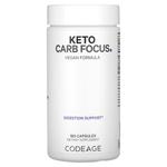 Добавка Codeage Keto Carb Focus для пищеварения, 180 капсул - фото