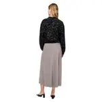 Юбка Pieces Franan midi skirt, серый - фото 2