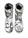 Dolce & Gabbana дутые сапоги с эффектом разбрызганной краски, белый - фото 4