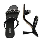 Кожаные тапочки Clara Michael Kors, черный - фото 3