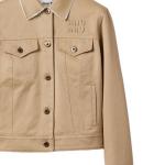 Куртка женская Miu Miu, бежевый - фото 7