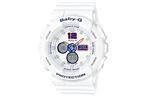 Женские часы BABY-G 46.3 мм белые BA-120TR-7B CASIO - фото
