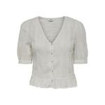 Футболка Only With Buttons Onllina, белый - фото