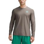 Футболка SS23 Waterside Мужская Lululemon, Цвет хаки коричневый/ROVR - фото 8